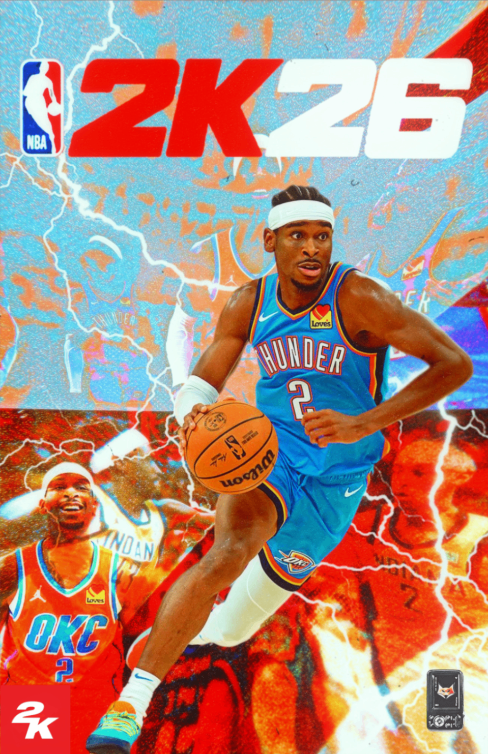 NBA 2K26 concept cover featuring Shai Gilgeous-Alexander