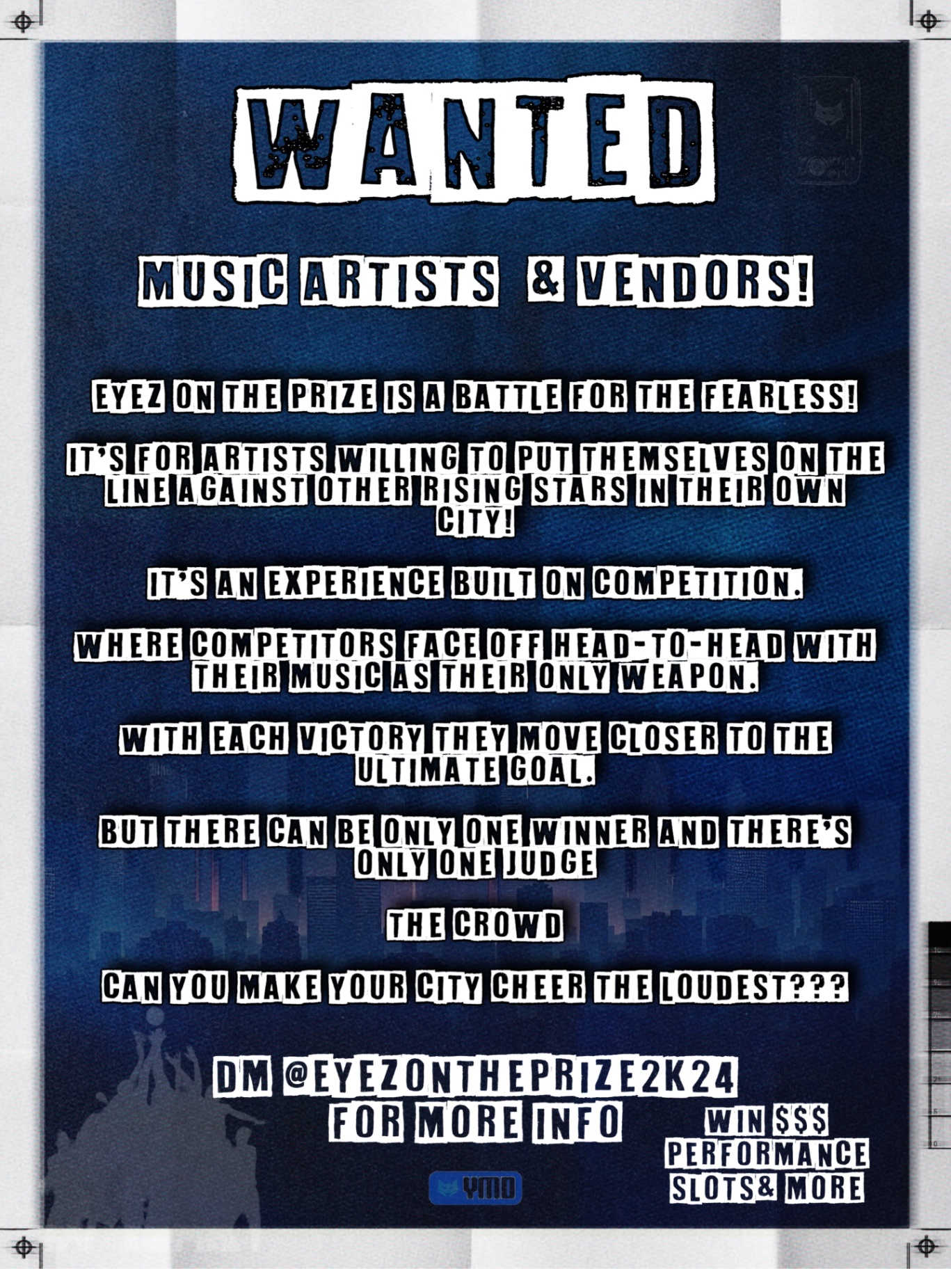 Wanted recruitment flyer