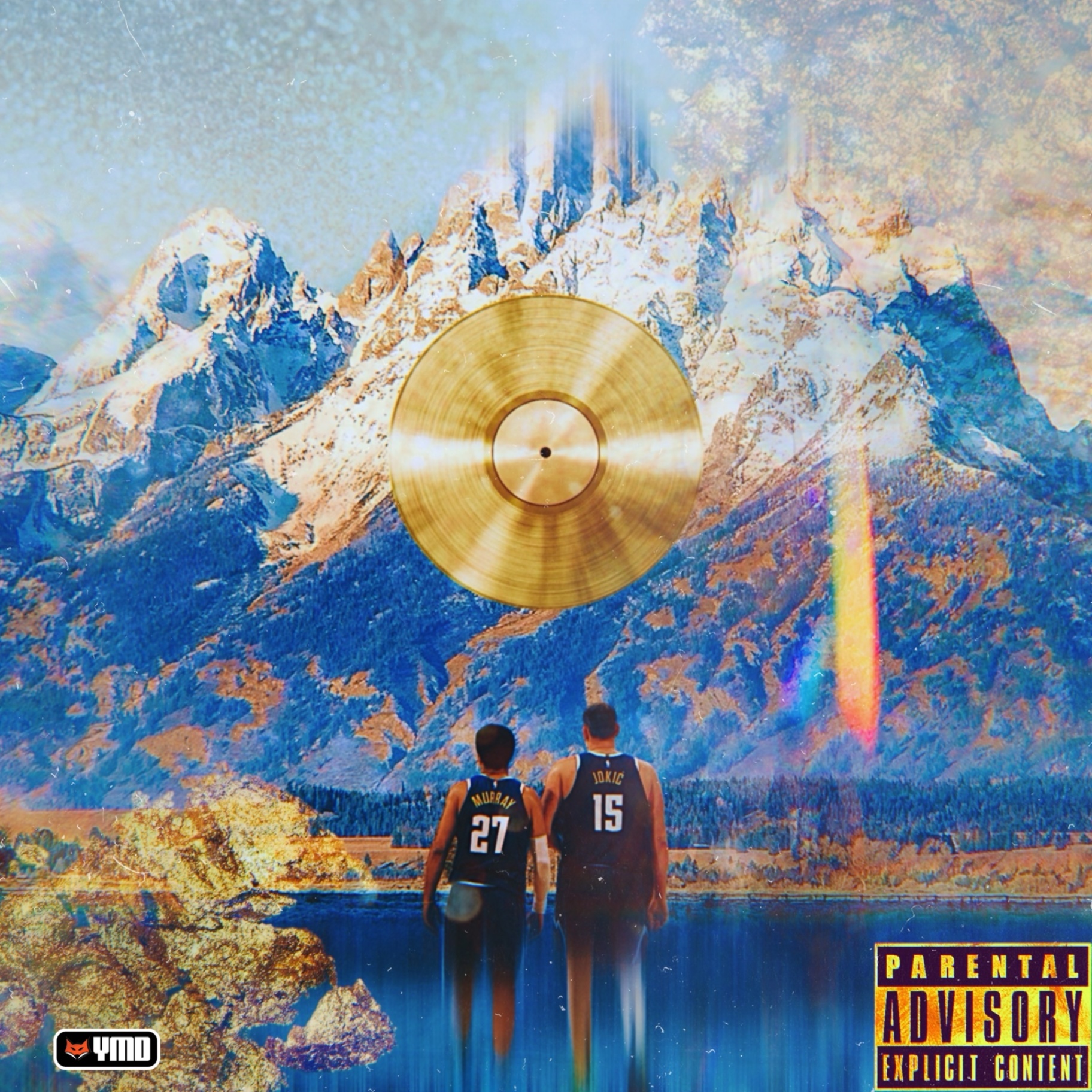 Mile High cover art for Rhymster and PradaTeek — Jokić and Murray tribute