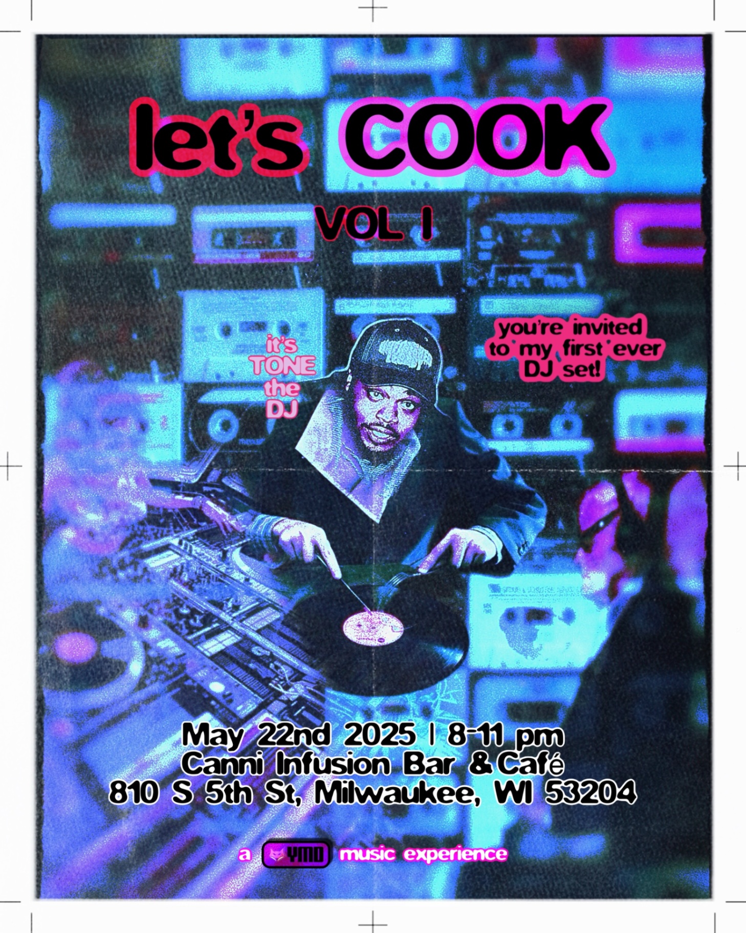 Let's Cook Vol I DJ flyer