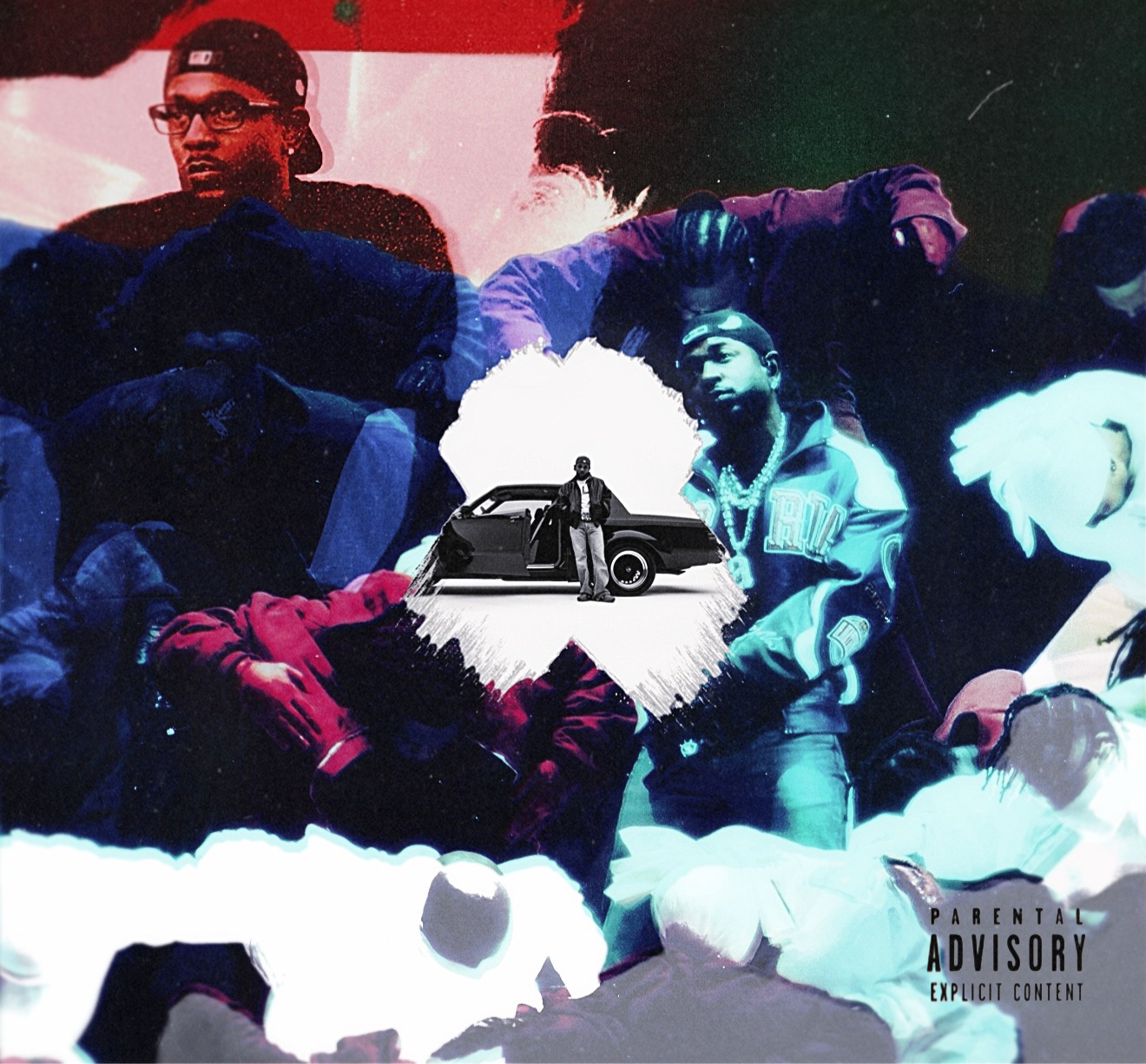 GNX crowd collage cover with Buick Grand National centerpiece